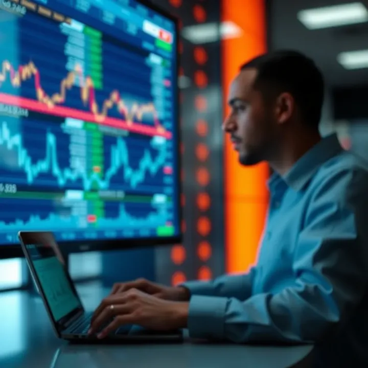 Visual representation of regulatory compliance and security measures in online trading