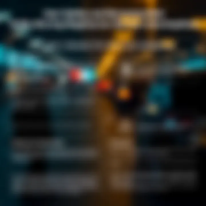 Visual guide illustrating safety tips for users during regional restrictions and service interruptions