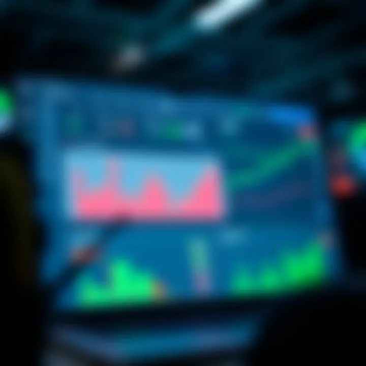 User interface showcasing the Quotex trading platform dashboard with market charts and trading options