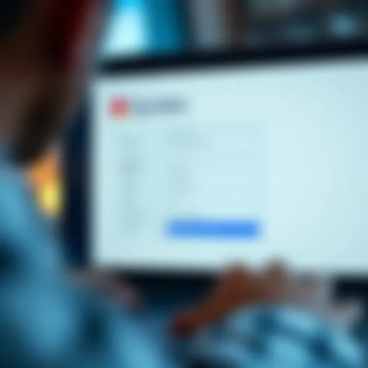 Detailed view of the registration form and account settings on the Quotex platform