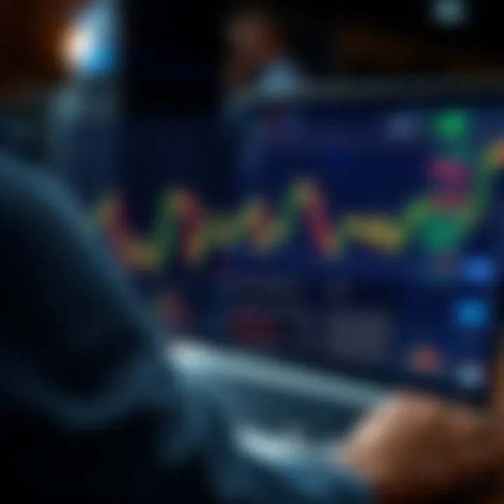 Graphical representation of risk-free trading with demo account on Quotex platform