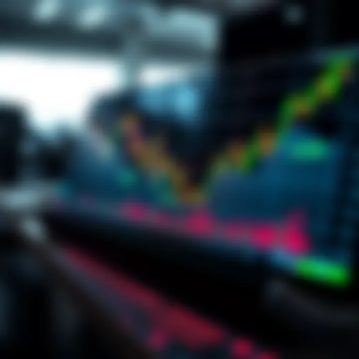 Graph illustrating strategies and risk management in binary options trading