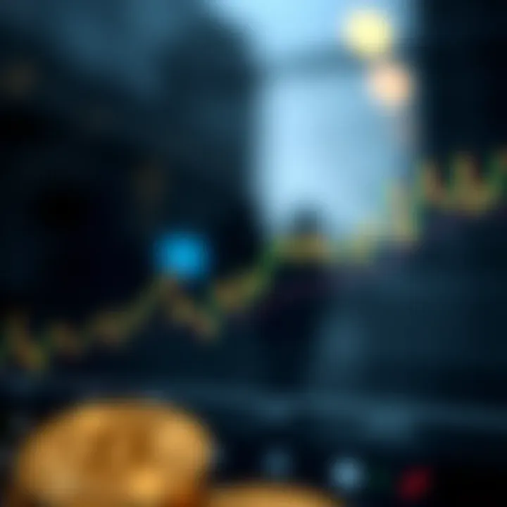 Graph illustrating Bitcoin price fluctuations influenced by market trends and global events