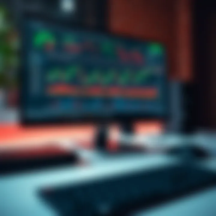 IQ Option Trading Platform Features on Desktop IQ Option trading platform displayed on desktop with charts and tools