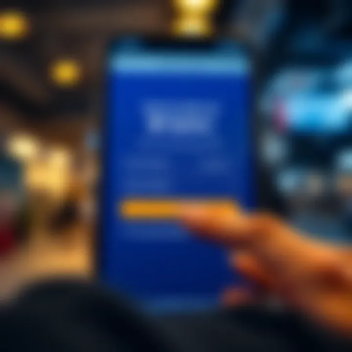 Secure login screen and support features of IQ Option trading platform