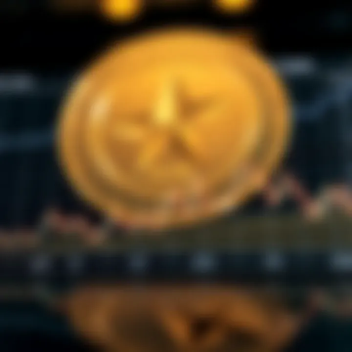 Graph showing Solana cryptocurrency price trends and market performance