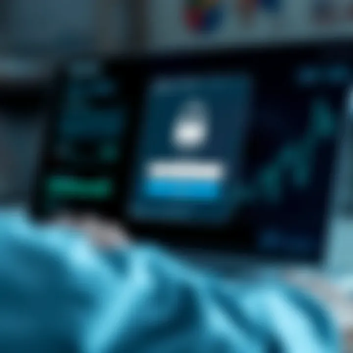 User logging into Quotex platform securely using login credentials