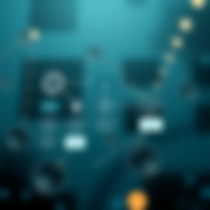 Diagram illustrating the affiliate network connections and commission flow in Quotex platform