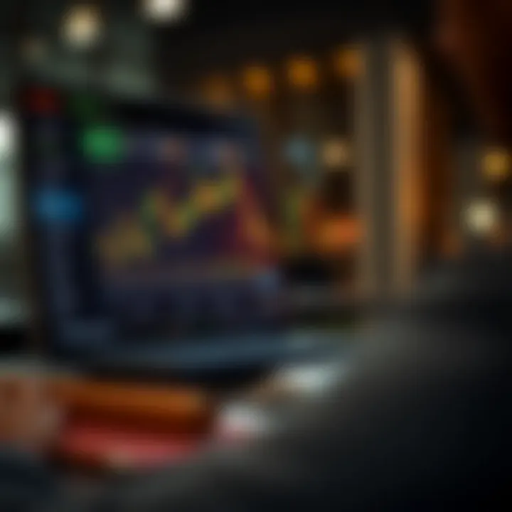 User interface of Deriv.com trading application showing real-time market charts and trading options