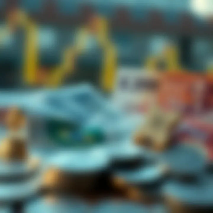 Visual representation of economic factors affecting British Pound and Brazilian Real currency exchange