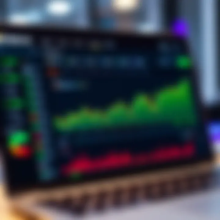 User-friendly dashboard displaying diverse trading options on cryptocurrency exchange
