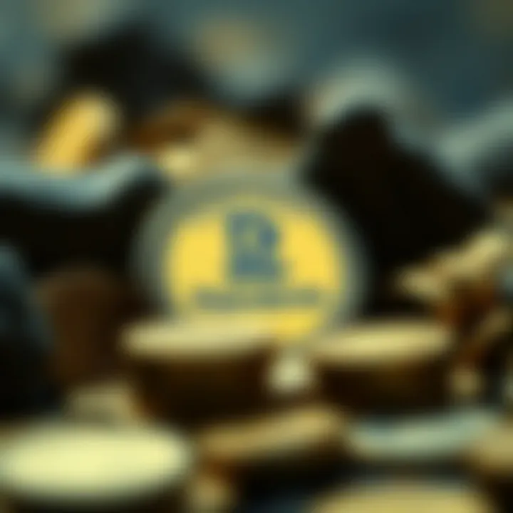 Illustration of investment portfolio diversification with Petrobras stock highlighted among other assets