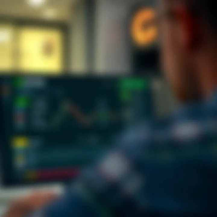 Dashboard of IQ Option showing key features and user options