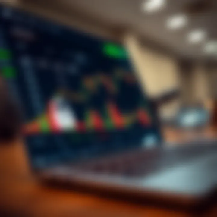 Graphical representation of investment risks and security features in online trading platform