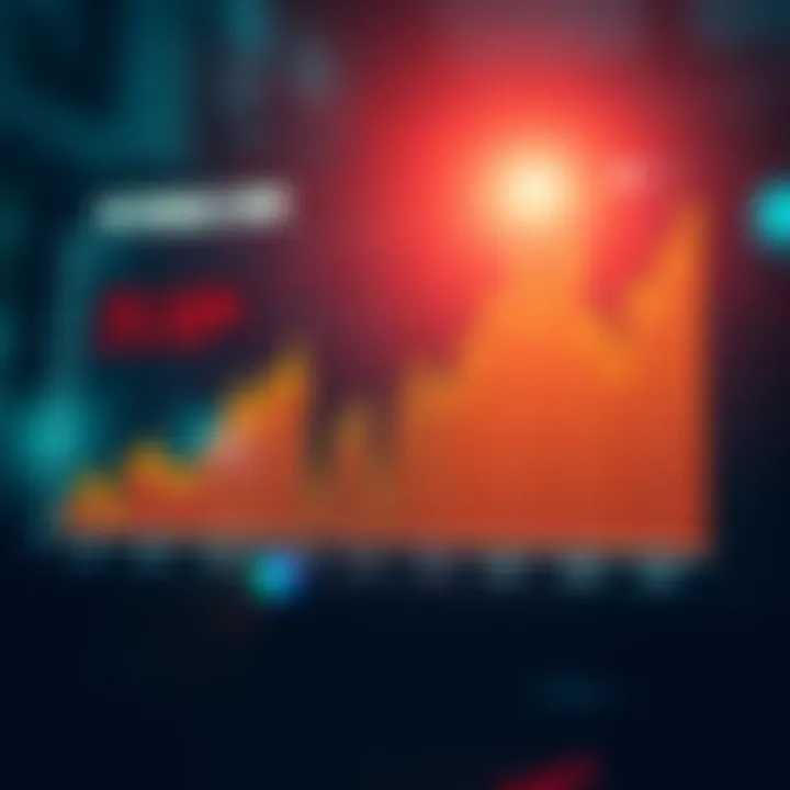 Graph showing historical stock performance of Petrobras over time with fluctuations and trends