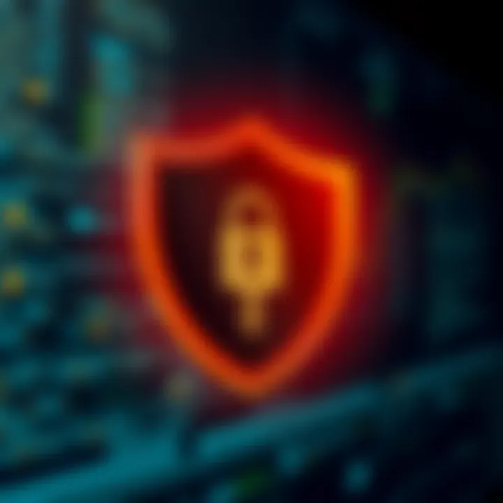 Account Protection and Recovery Features on Pocket Option Security shield icon with a key symbolizing account protection and password recovery features