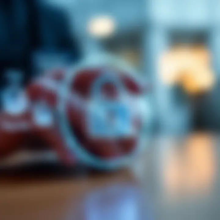 Secure transaction concept with digital lock and financial symbols illustrating payment safety