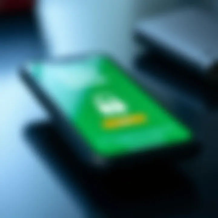 Mobile device displaying the Pocket Option app interface with secure login screen