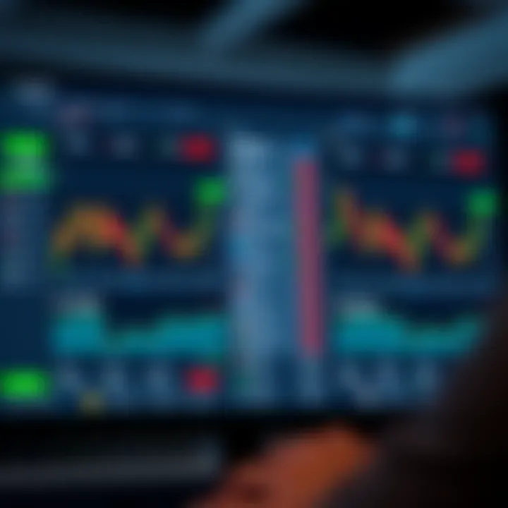 Dashboard interface of Pocket Options displaying trading charts and asset selection