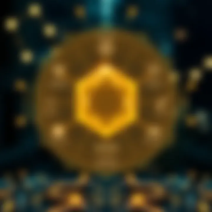 Diagram illustrating the technological architecture and components of the Polygon blockchain network