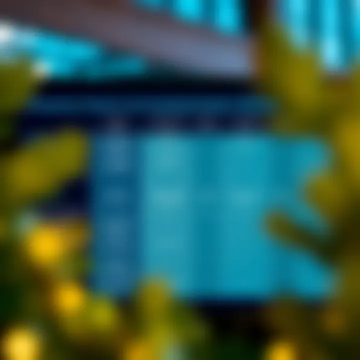 Comparison chart highlighting key functionalities of Quoteex and competitor platforms