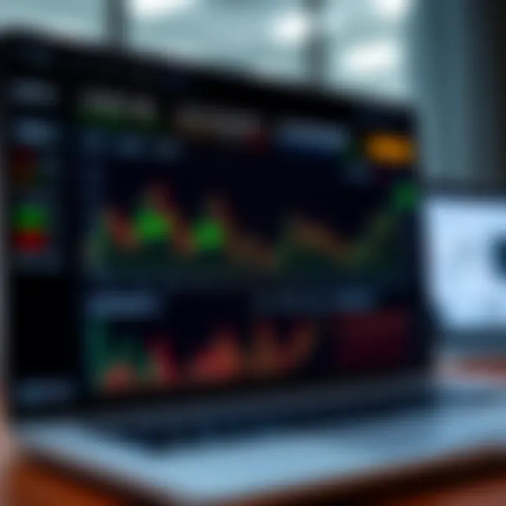 Dashboard interface showcasing various trading options and real-time market data on Quotex.com platform