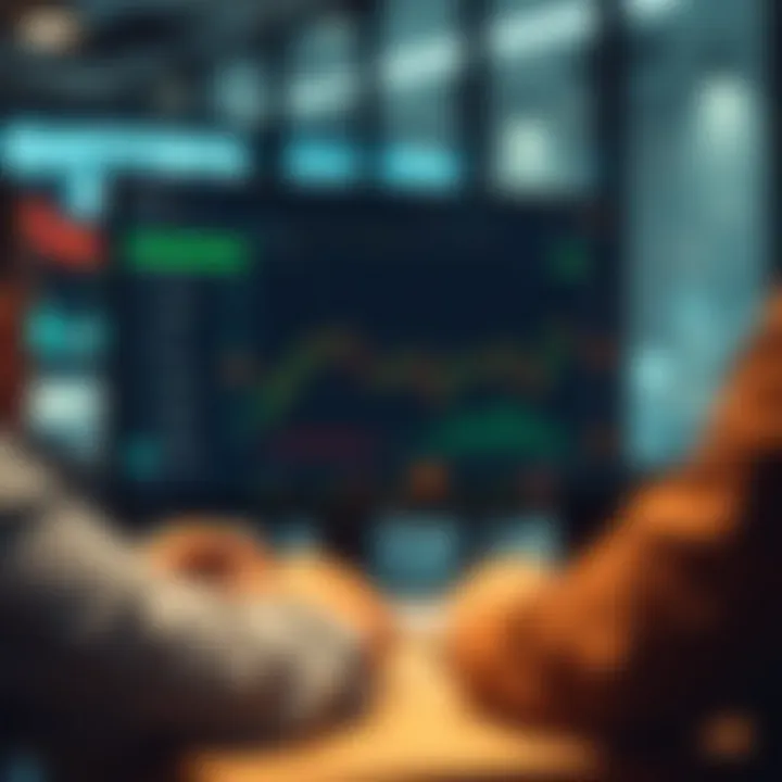 Screenshot showing Quotex trading platform interface with various asset charts and real-time price data