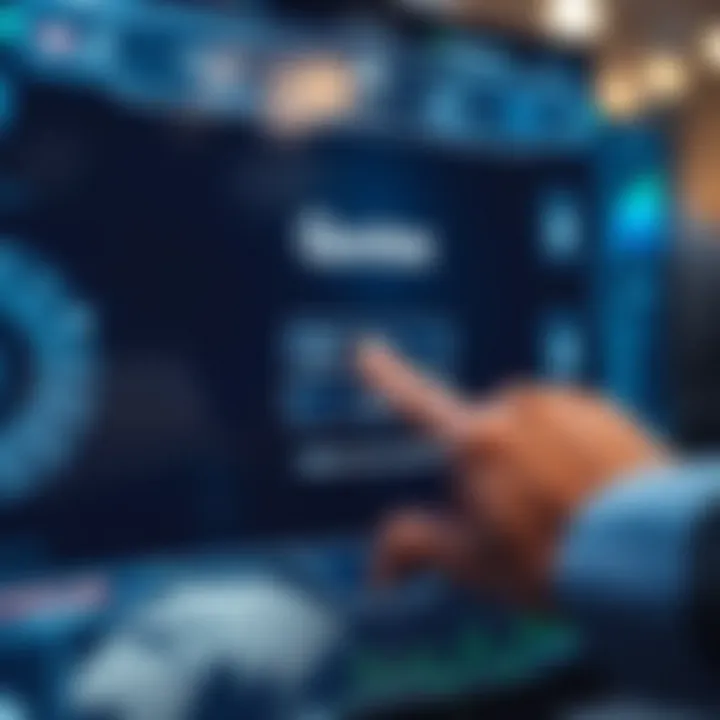 User entering secure login credentials on digital platform login screen