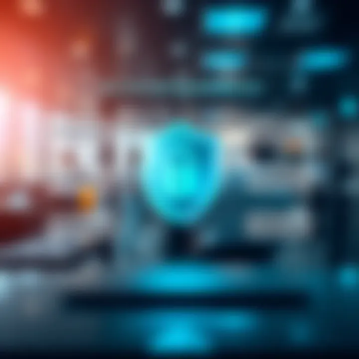 Graphic illustrating secure payment methods and account protection features on Quotex platform