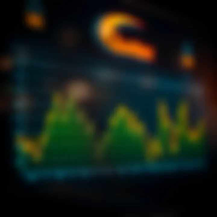 Graph illustrating investment trends and risk management strategies using Quotex Sign