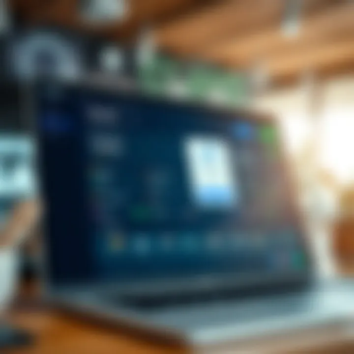 User dashboard view showcasing main features after successful login on Quotex