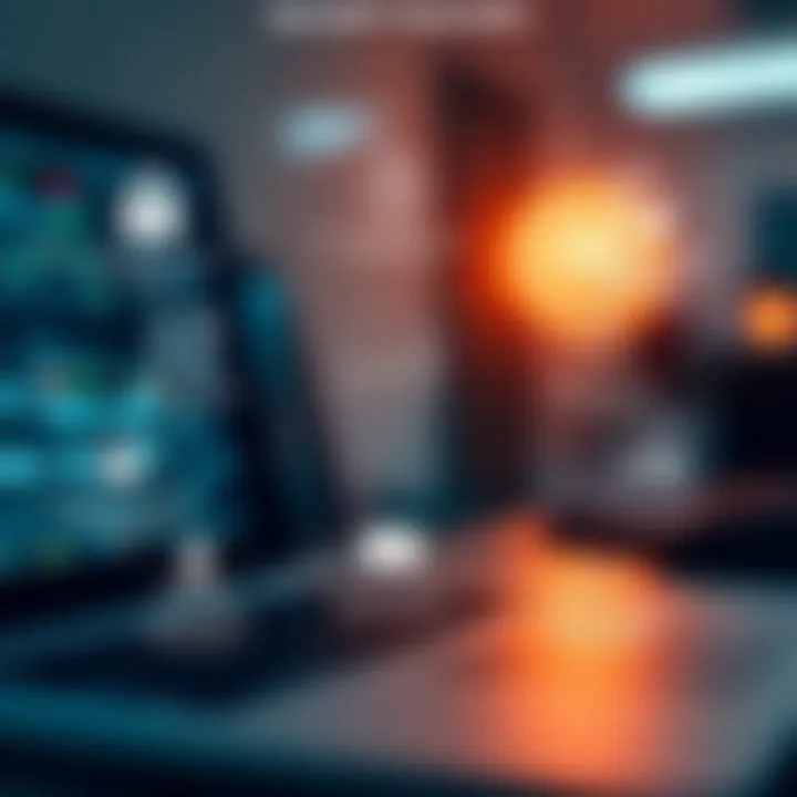 Graphical representation of security features and trading options available on Quotex Web