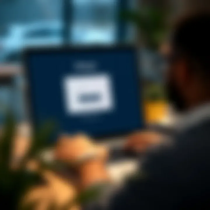 User securely logging into Pocket on a laptop with a strong password