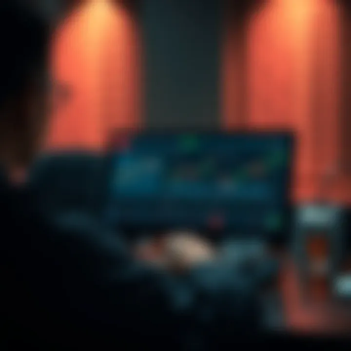 Illustration of a secure online trading platform for investing in government and private bonds