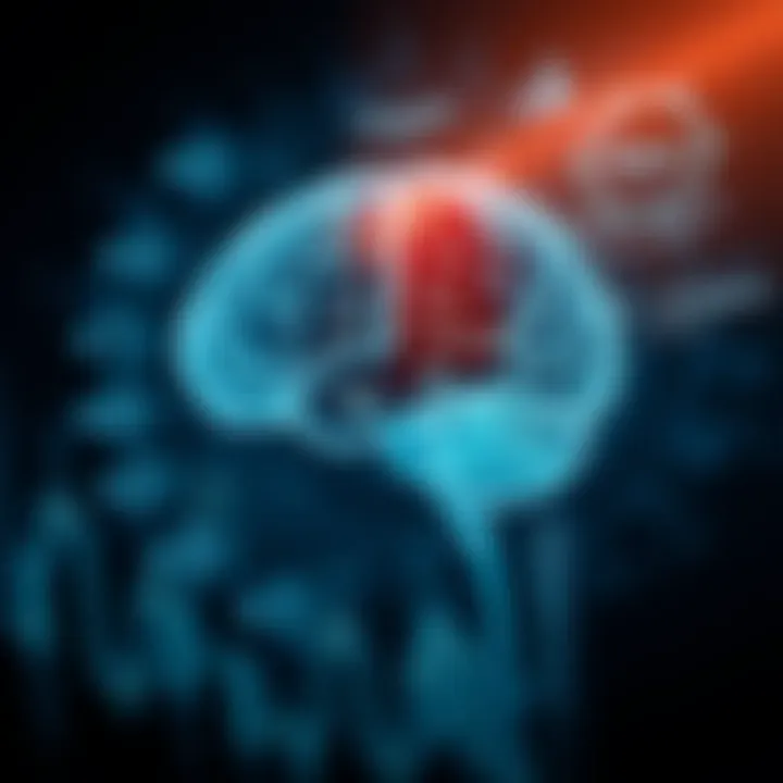 Conceptual diagram illustrating the core principles of Neuro-Linguistic Programming with brain and language elements