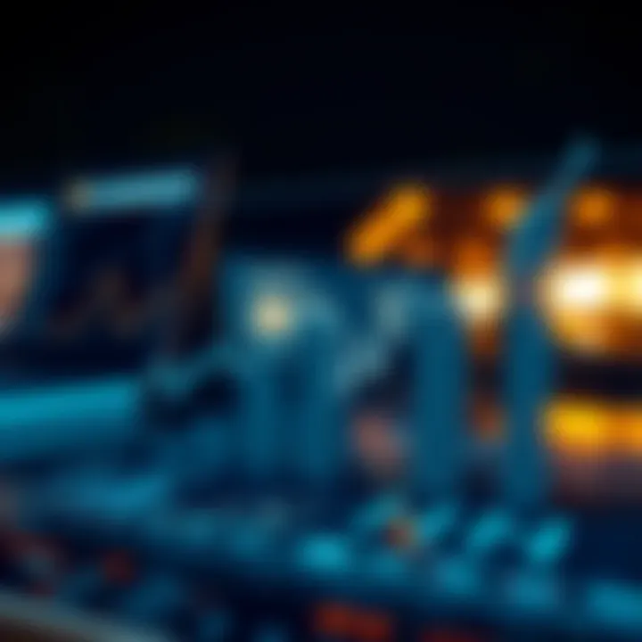 Graph showing the growth trends and market dynamics of Uniswap decentralized exchange