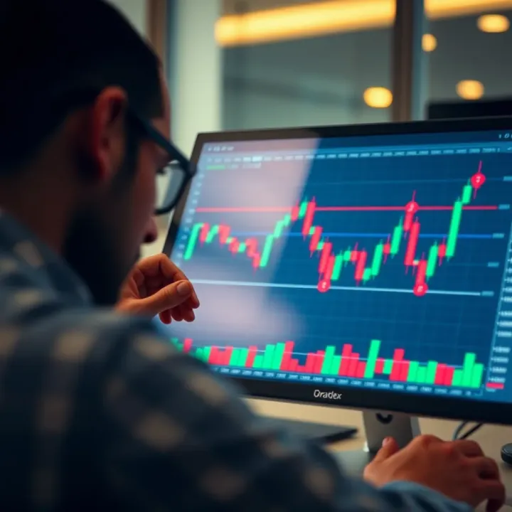 Chart illustrating strategy application for trading decisions and risk management