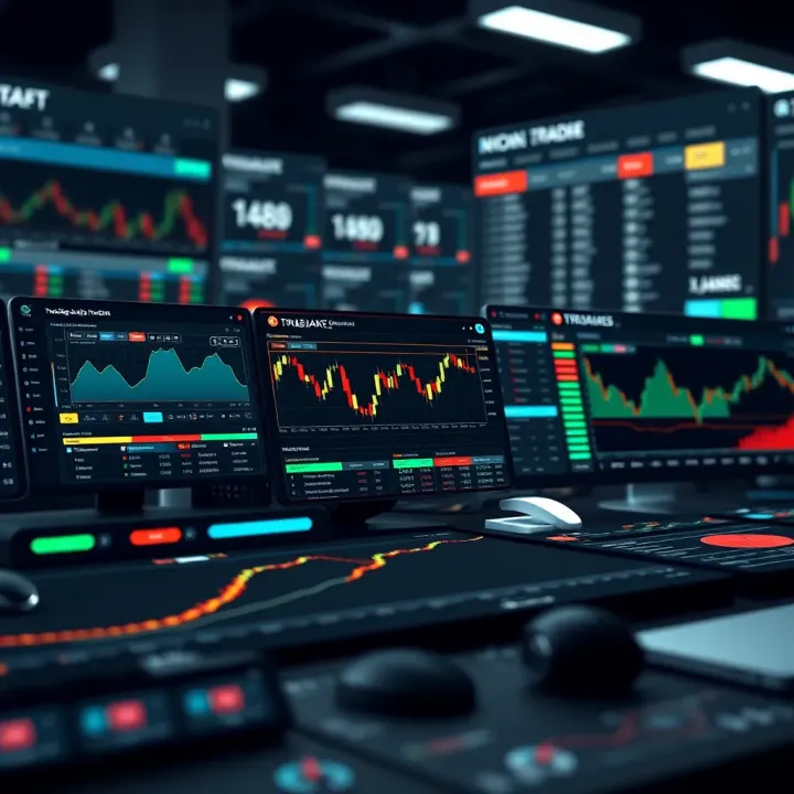 Overview of different trading platforms showcasing various interfaces and tools