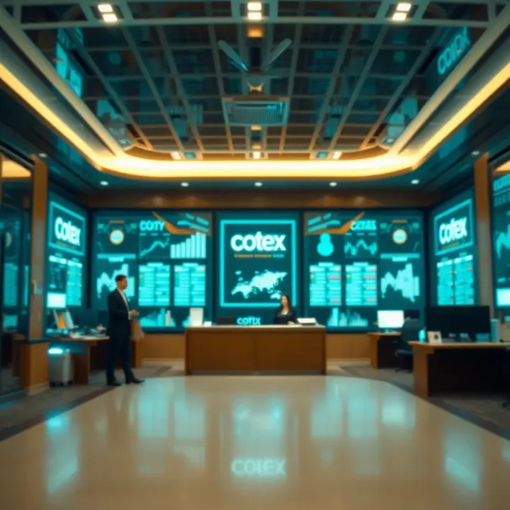 Investment Security and Trust in Cotex Brokerage Secure investment environment showcasing safety features and trust indicators for Brazilian financial market