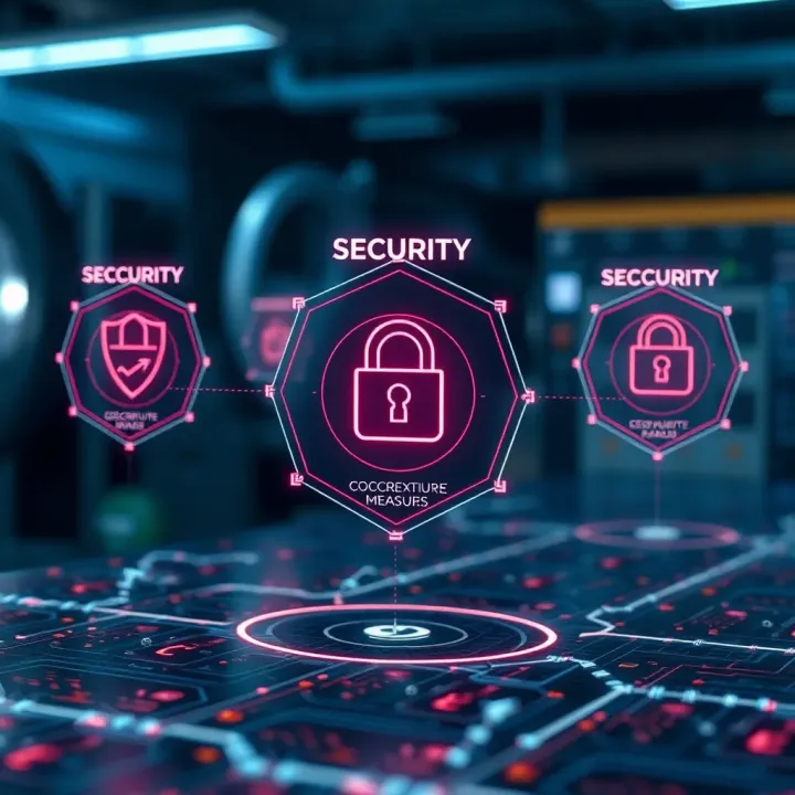 Visual representation of security measures and regulatory compliance on Derivy platform