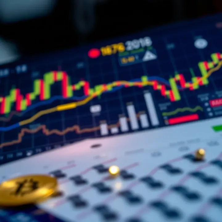 Illustration of economic calendar and news impacting cryptocurrency market