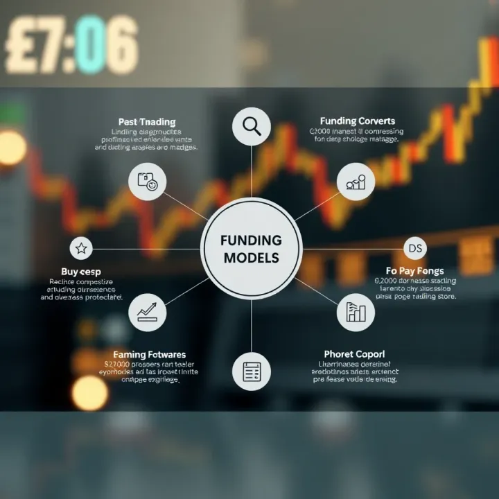 Diagram illustrating the funding options available for traders at Apex Trading platform