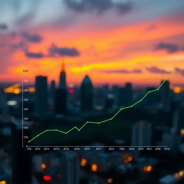 Graph highlighting the growth trend of digital options within the Brazilian financial market