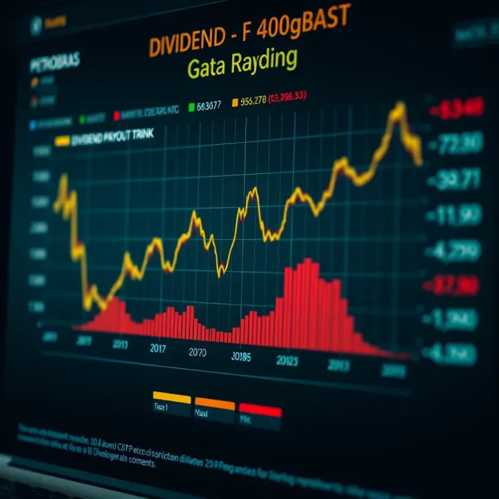 Chart depicting dividend payout trends and associated investment risks for Petrobras