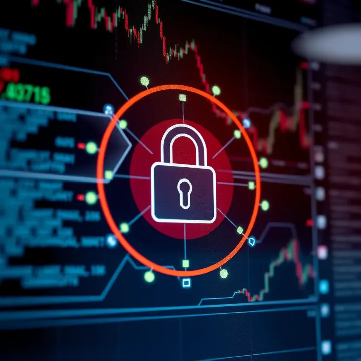 Secure login screen with advanced encryption features representing the safety measures of Quotex.com platform