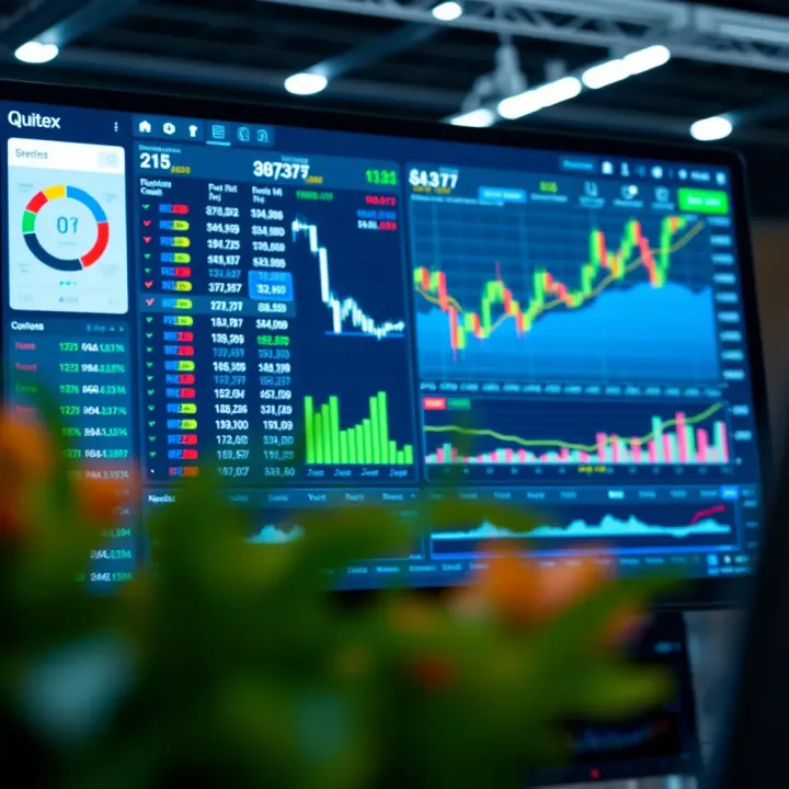 User interface of Quotex PT trading platform showing investment options and charts