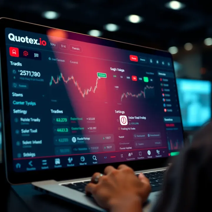 Dashboard overview showing various trading tools and security features on a digital platform