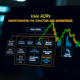 Diagram explaining the structure and benefits of investing in Vale American Depositary Receipts