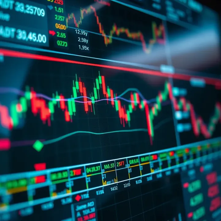 Graph illustrating the mechanics and flow of binary options trading on digital platforms