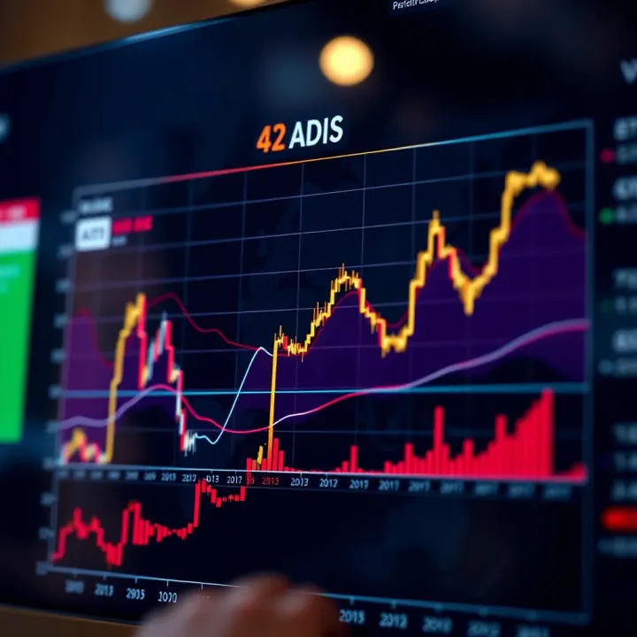 Graph illustrating the performance trends of Vale ADRs in the international market